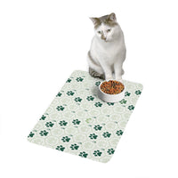 Prime Pet Store Pet Food Mat – 12x18 Non-Slip Feeding Placemat