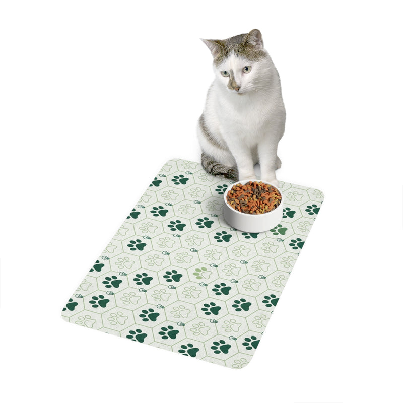 Prime Pet Store Pet Food Mat – 12x18 Non-Slip Feeding Placemat