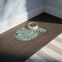 Prime Pet Shop Feeding Mat — Green Bird & Paw Design