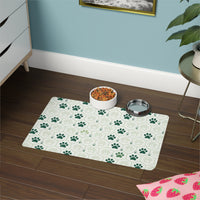Prime Pet Store Pet Food Mat – 12x18 Non-Slip Feeding Placemat