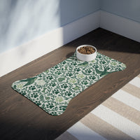 Prime Pet Shop Feeding Mat — Green Bird & Paw Design